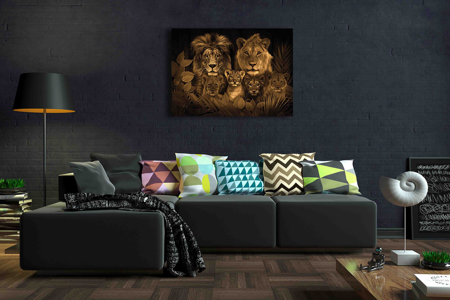 Lion family ( meer welpen)