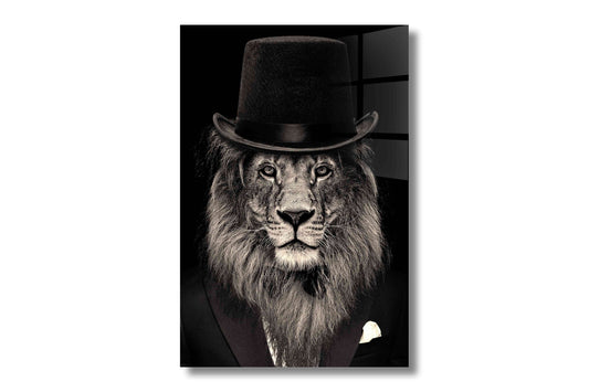 Lion with hat